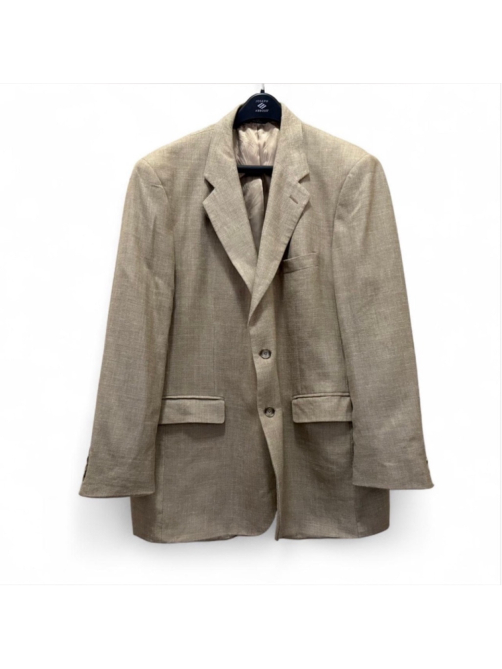 Brooks Brothers 346 Blazer 44R Linen Silk Wool Beige Sport Coat Men Summer Light